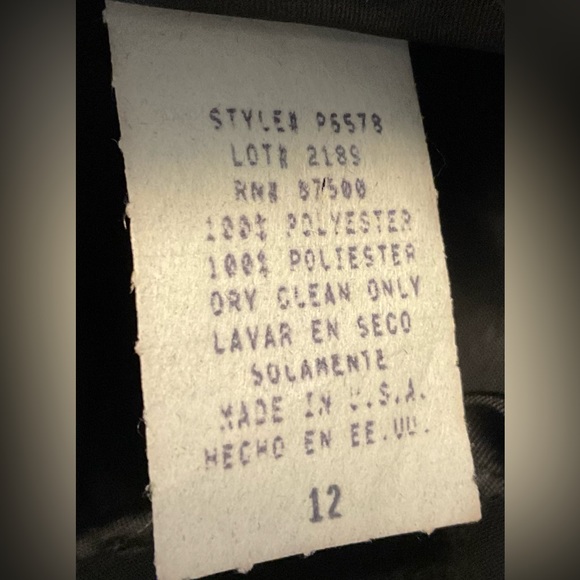 Woman’s B.Moss Dress Collection Long Sheer Lined Black Evening Dress, Sz 12 - Picture 7 of 11